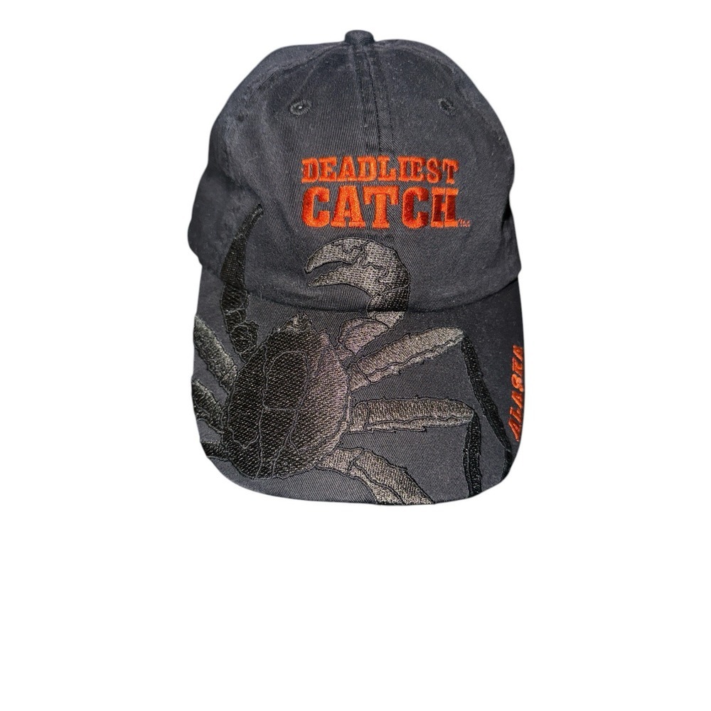 Deadliest Catch Hat‎ Cap Adult Black Fishing Giant Crab 2009 Alaska Television